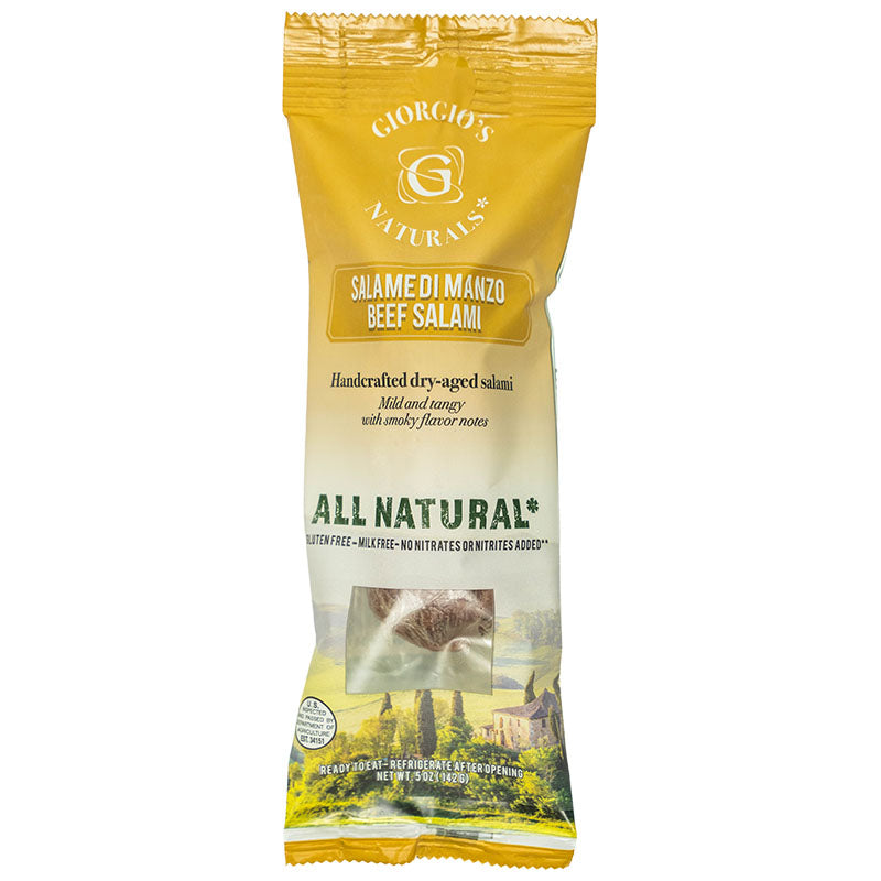 GIORGIO'S NATURAL Salame de Manzo Beef 5oz x 12