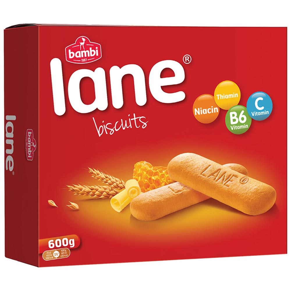 LANE Bambi Biscuits (Plazma) 600g/21oz