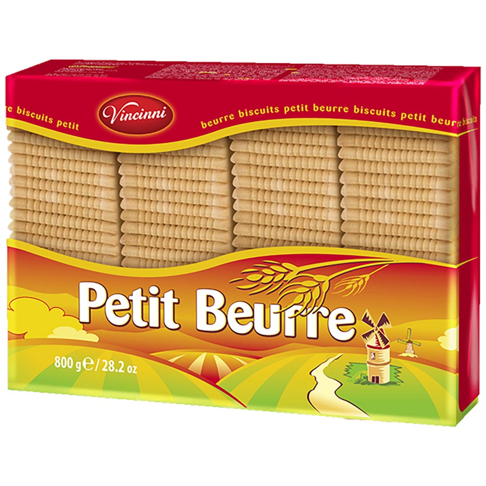 VINCINNI Petit Beurre 800g (PACKED 7)