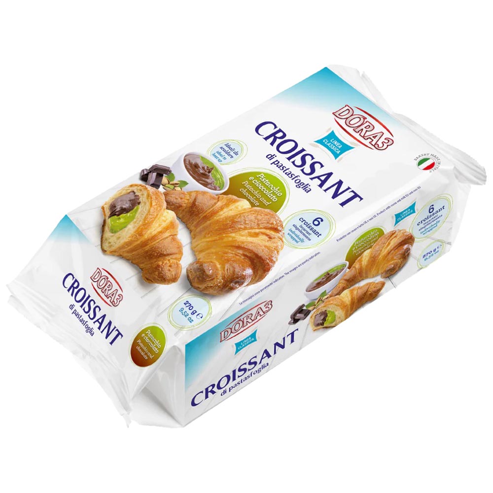 DORA3 Croissant with Pistachio and Cholocate Filling 300g