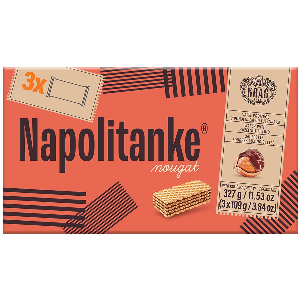 KRAS Napolitanke Hazelnut 327g