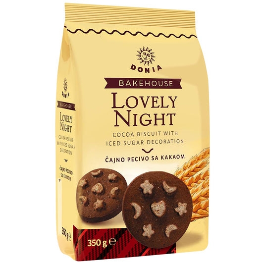 DONIA Bakehouse Lovely Night - Cocoa Biscuits 350g/12.3oz