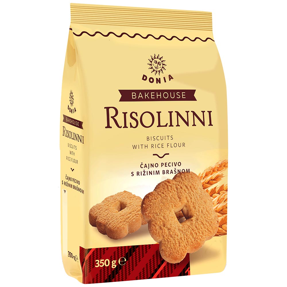 DONIA Bakehouse Risolinni - Rice Flour Biscuits 350g/12.3oz