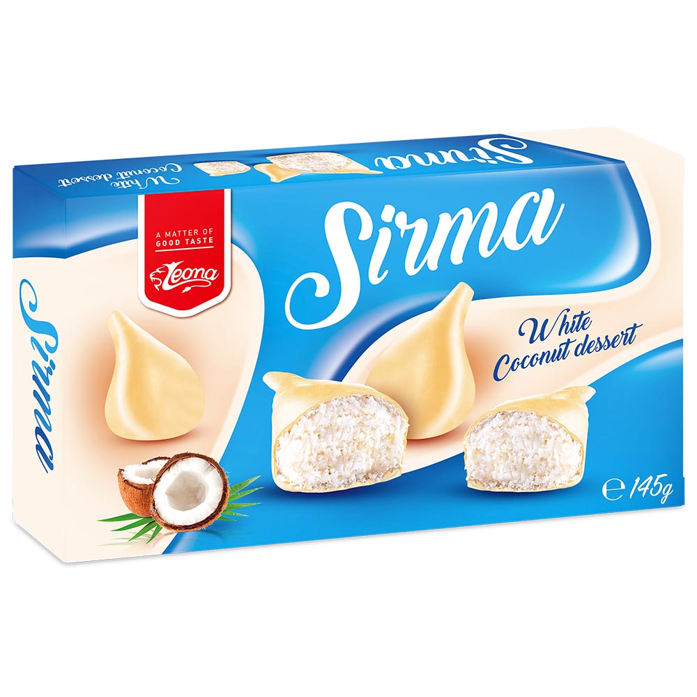 LEONA Sirma - White Chocolate Coconut 145g