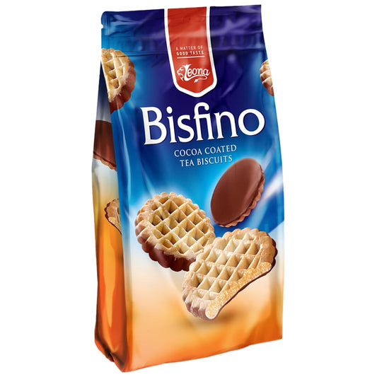 LEONA Bisfino Semi Cocoa Coated Biscuits 150g