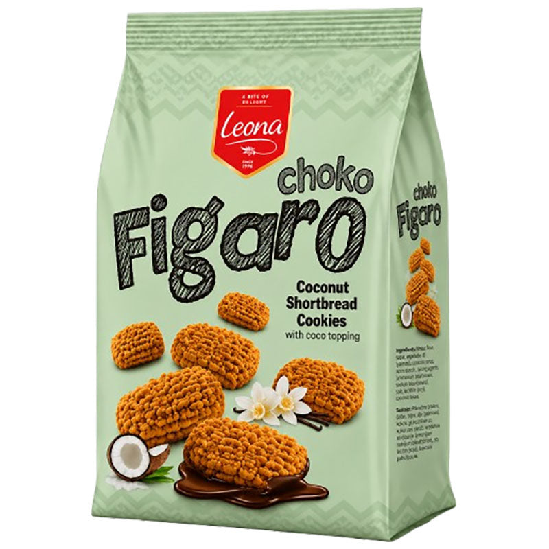 LEONA Chocolate Covered Figaro Coconut / Vanilla 300g