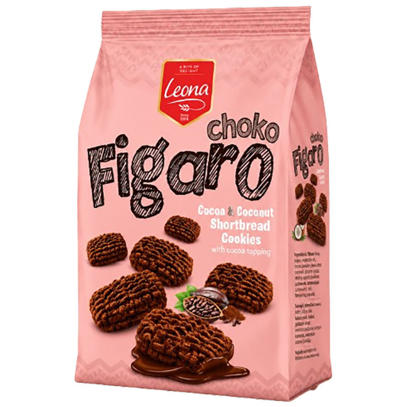 LEONA Chocolate Covered Figaro Coconut / Cocoa 300g