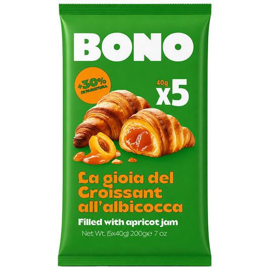 BONO Croissant with Apricot Filling 200g / 7oz