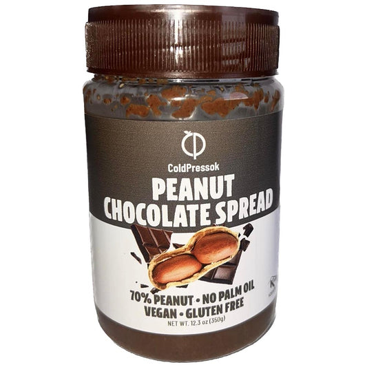 COLD PRESSOK Peanut Chocolate Spread 350g / 12.3oz