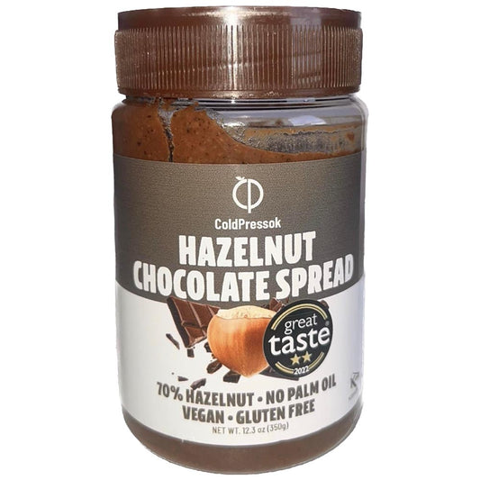 COLD PRESSOK Hazelnut Chocolate Spread 350g / 12.3oz