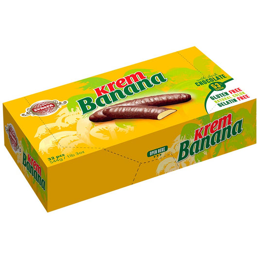 EVROPA Cream Banana 544g per Box (35 pieces)