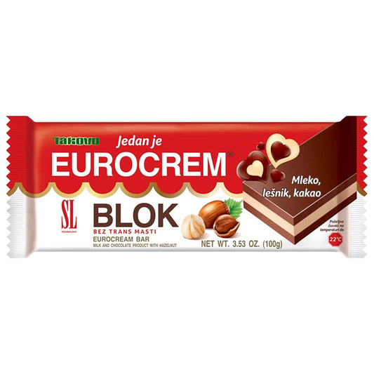 TAKOVO Eurocream Blok (Chocolate Bar) 100g