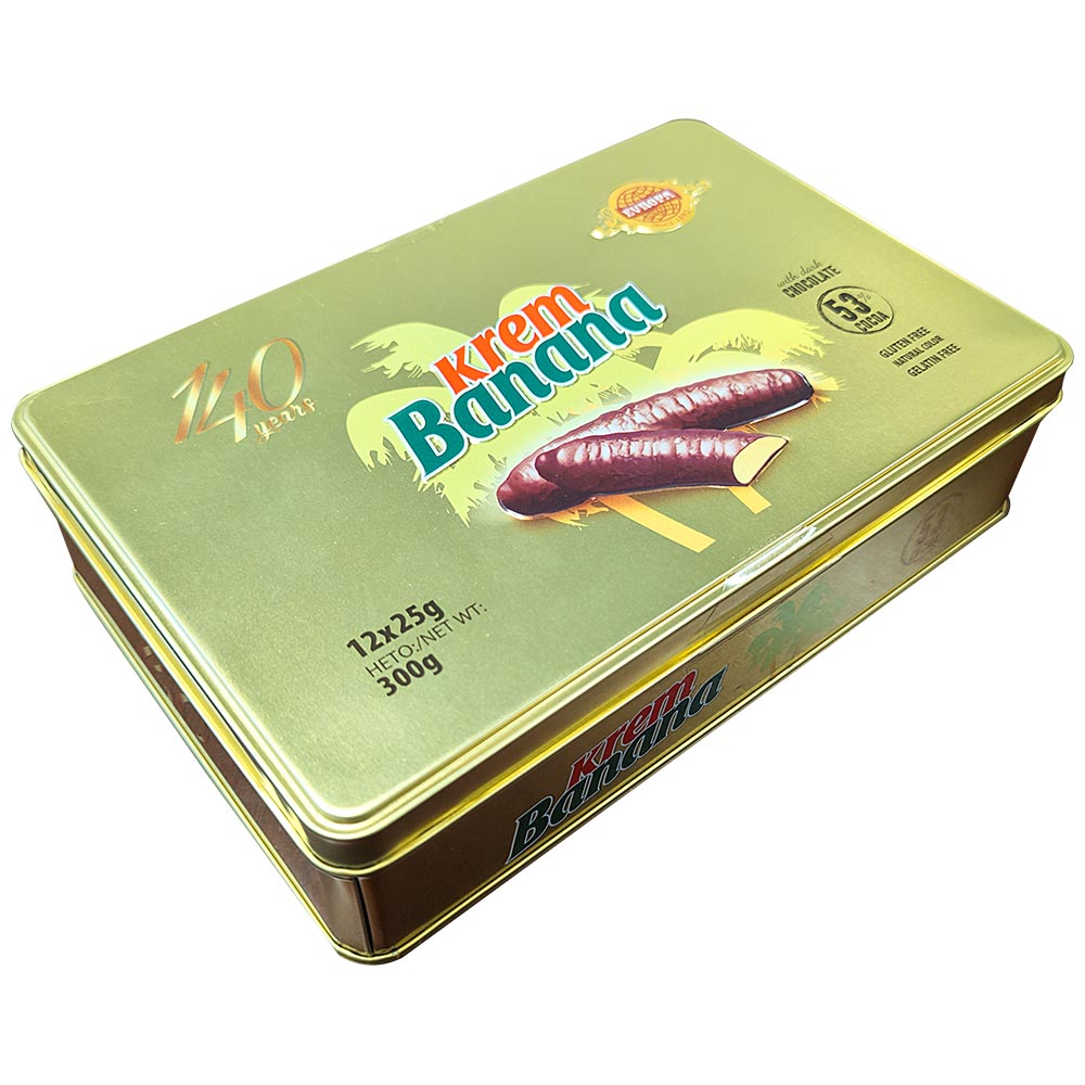 EVROPA Cream Banana 300g Tin Box