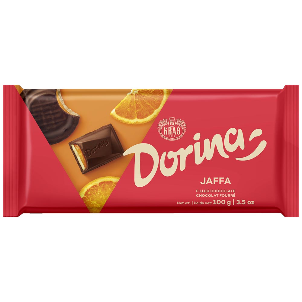 KRAS Dorina Jaffa Filled Chocolate 100g