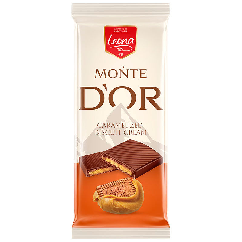 LEONA Monte d'or Caramelized Biscuit 90g