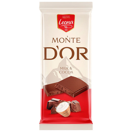 LEONA Monte d'or Milk & Cocoa 90g
