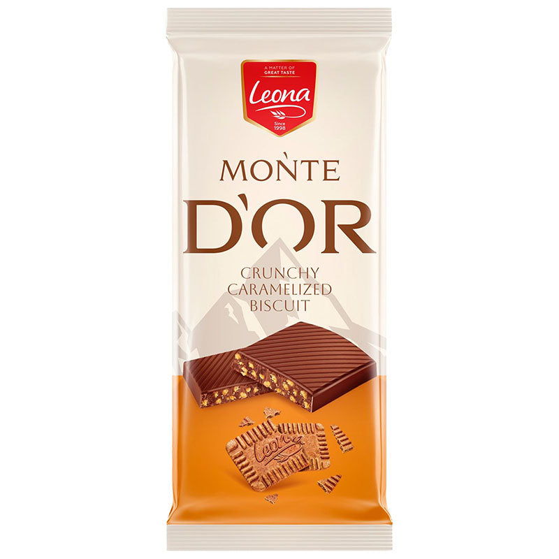 LEONA Monte d'or Crunchy Caramel 90g