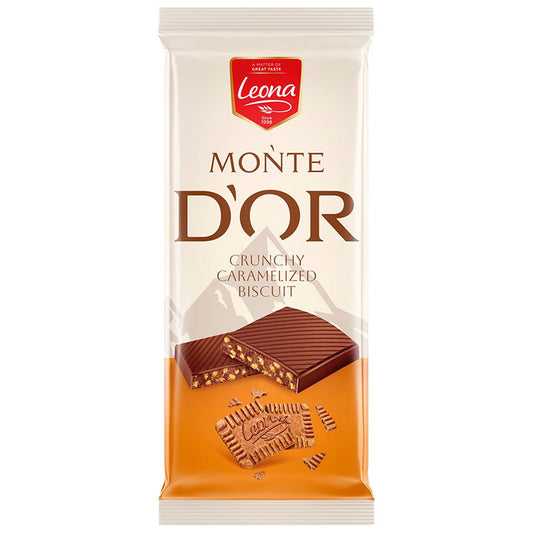 LEONA Monte d'or Crunchy Caramel 90g