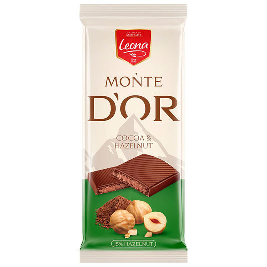 LEONA Monte d'or Cocoa & hazelnutl 90g