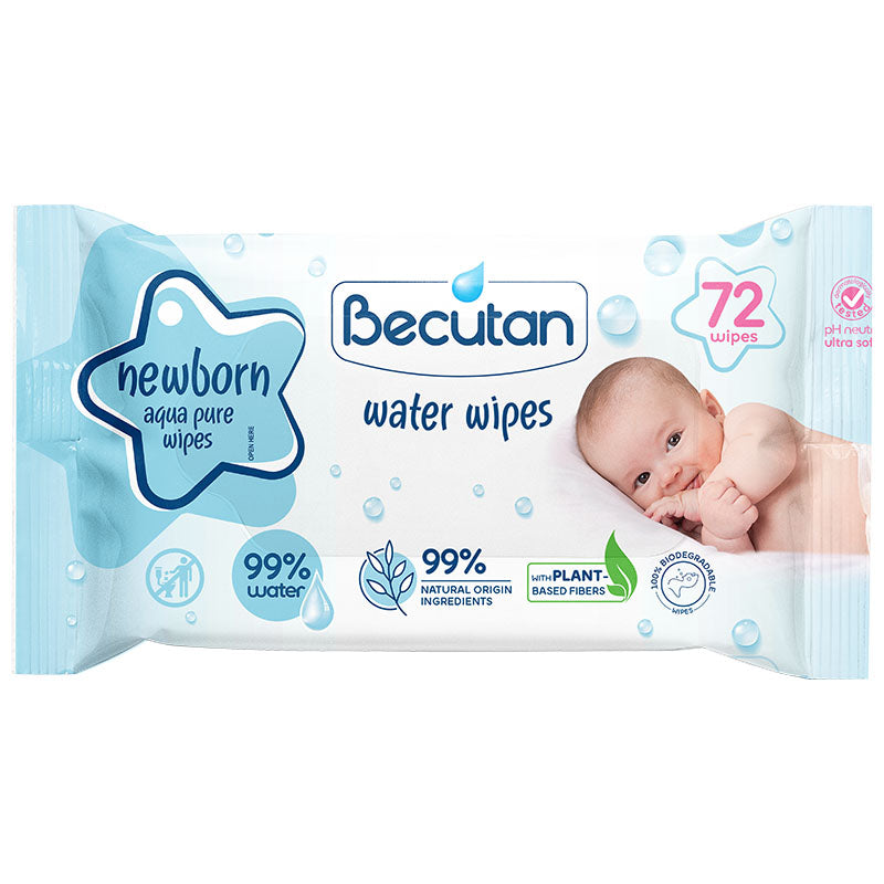 ALKALOID Becutan Baby Wipes AQUA 72-pack – FAST PAK