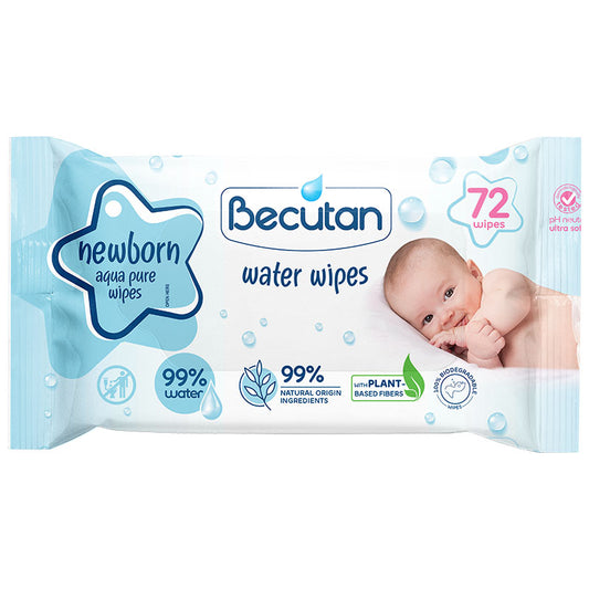 ALKALOID Becutan Baby Wipes AQUA 72-pack