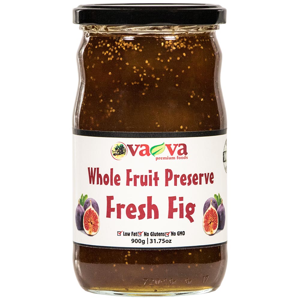 VA-VA Fresh Fig Whole Fruit Preserve 900g/31.75oz