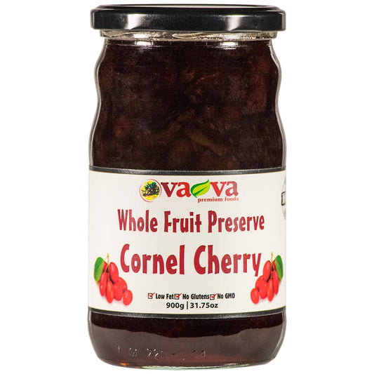 VA-VA Cornel Cherry Whole Fruit Preserve 900g/31.75oz