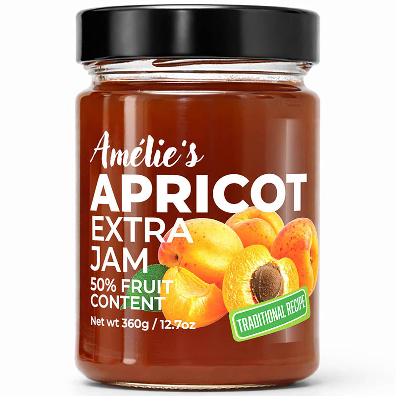 AMELIE'S Apricot Jam 360g / 12.7oz