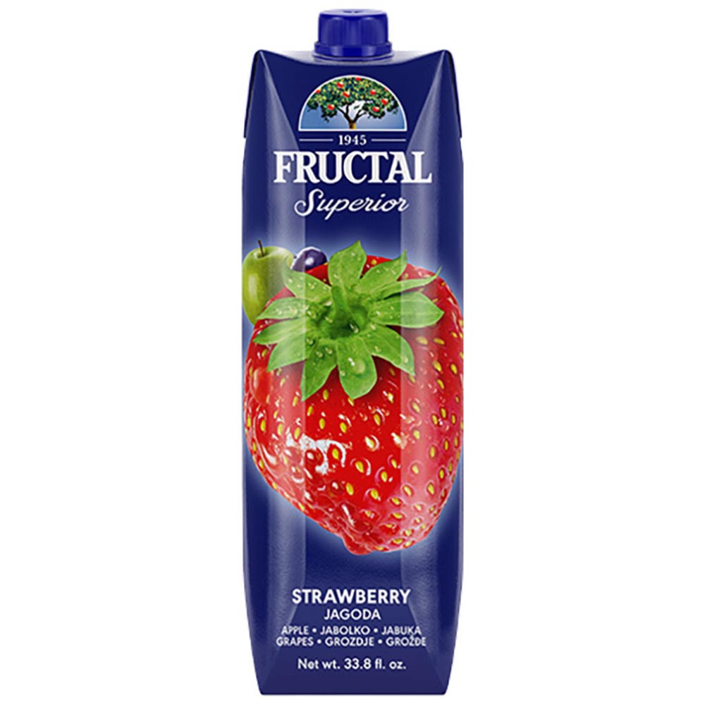 FRUCTAL Superior Nectar Strawberry 1L