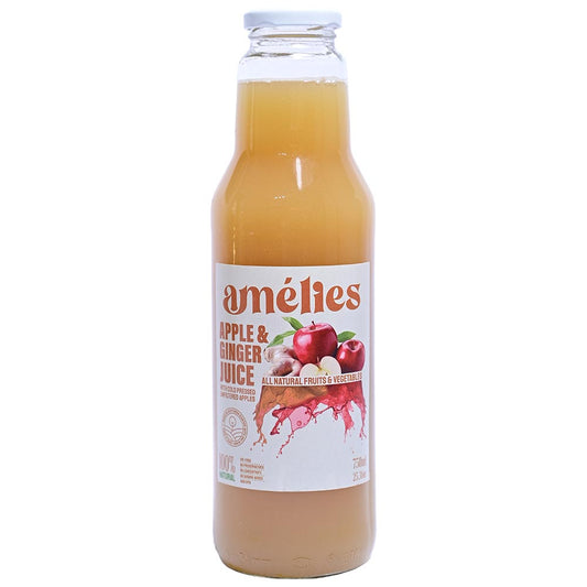 AMELIE'S Cloudy Apple & Ginger Juice 750ml