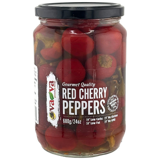 Va-Va Red Cherry Peppers 680g / 24oz