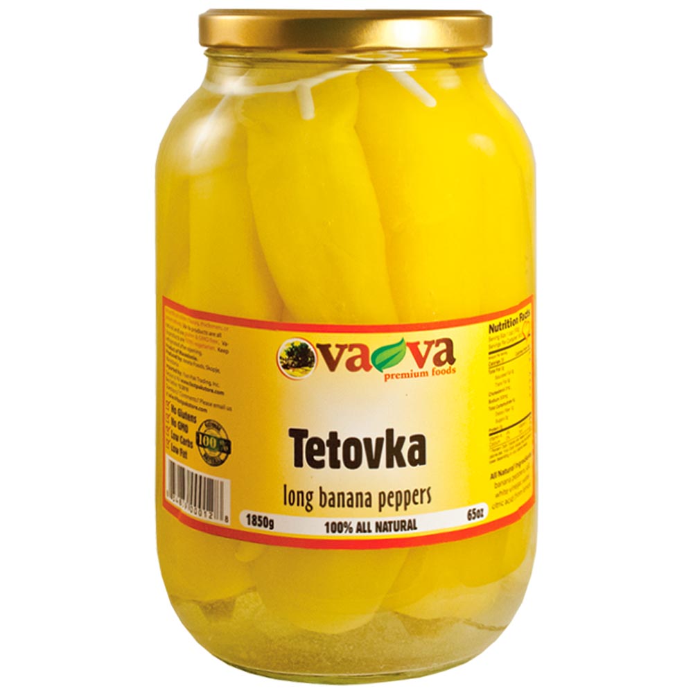 VA-VA Tetovka Long Banana Peppers 1850g/65oz