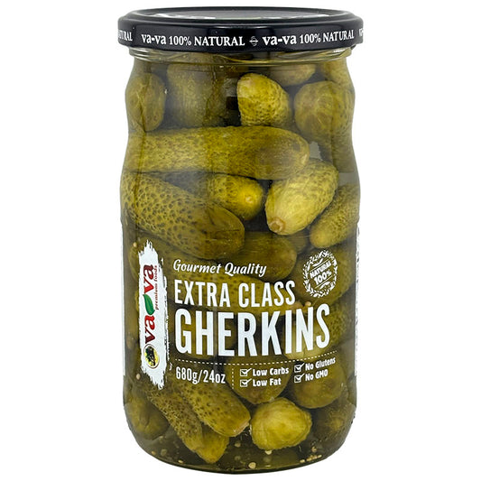 VA-VA Extra Class Baby Gherkins 680g/24oz