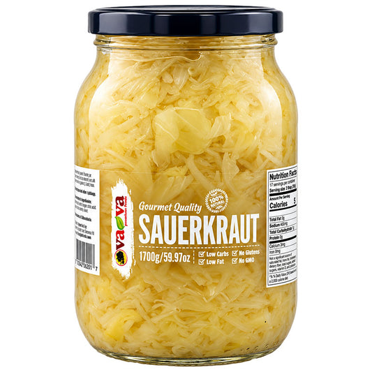 VA-VA Sauerkraut -Finely Cut Cabbage-  1700g/59.97oz