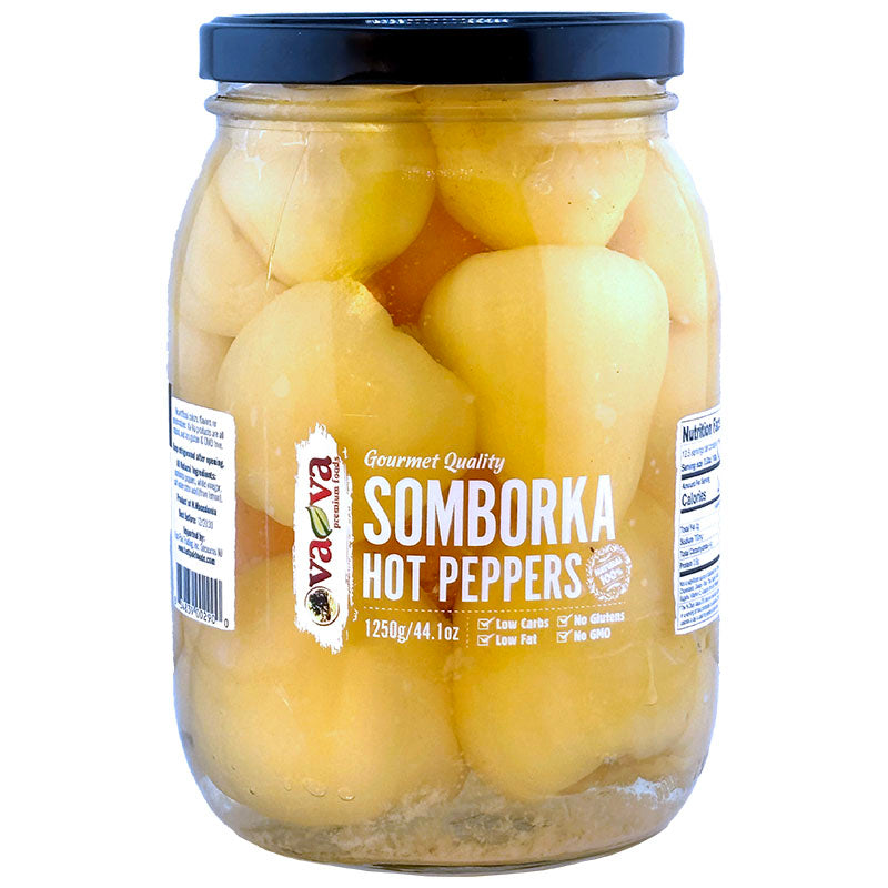 VA-VA Somborka Hot Banana Peppers 1400g/44.1oz