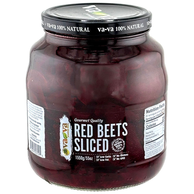 VA-VA Sliced Red Beets 1550g/55oz