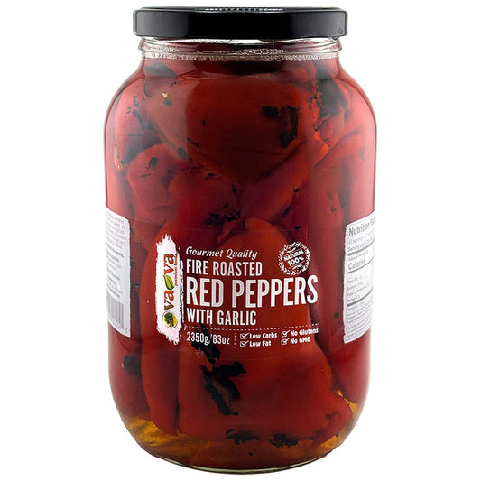 VA-VA Fire Roasted Red Peppers 2350g/85oz