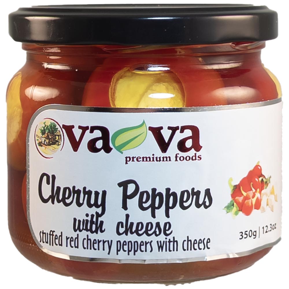 VA-VA Red Cherry Peppers with Cheese 350g/12.3oz