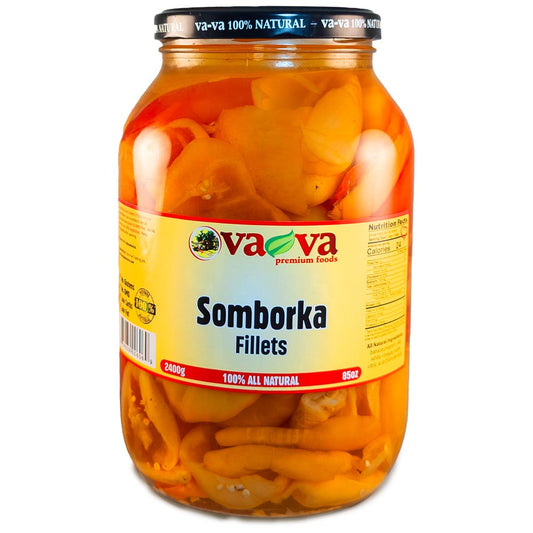 VA-VA Somborka Peppers Fillets 2400g/84.66oz