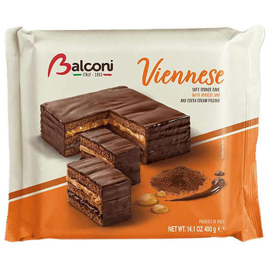 BALCONI Torta Viennese - Apricot and Chocolate Cake 400g