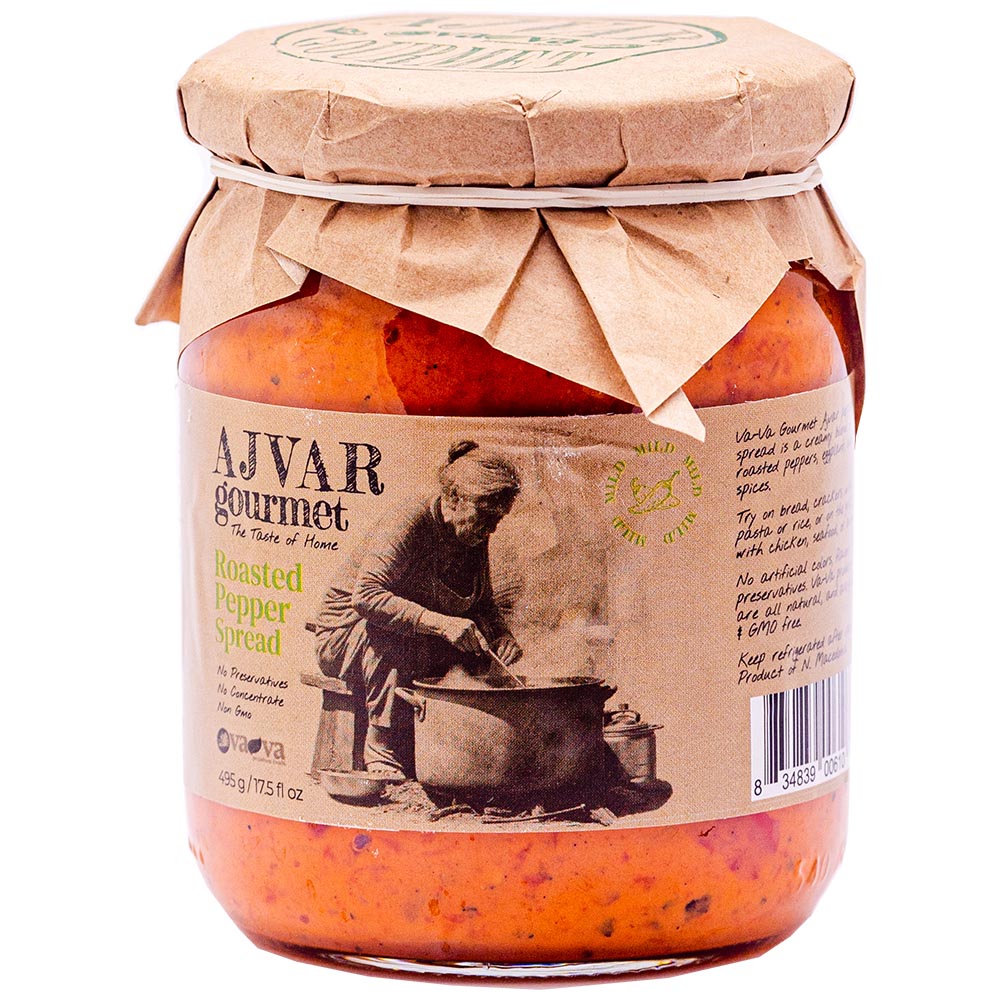 VA-VA GOURMET Home Made Ajvar Mild 495g/17.46oz