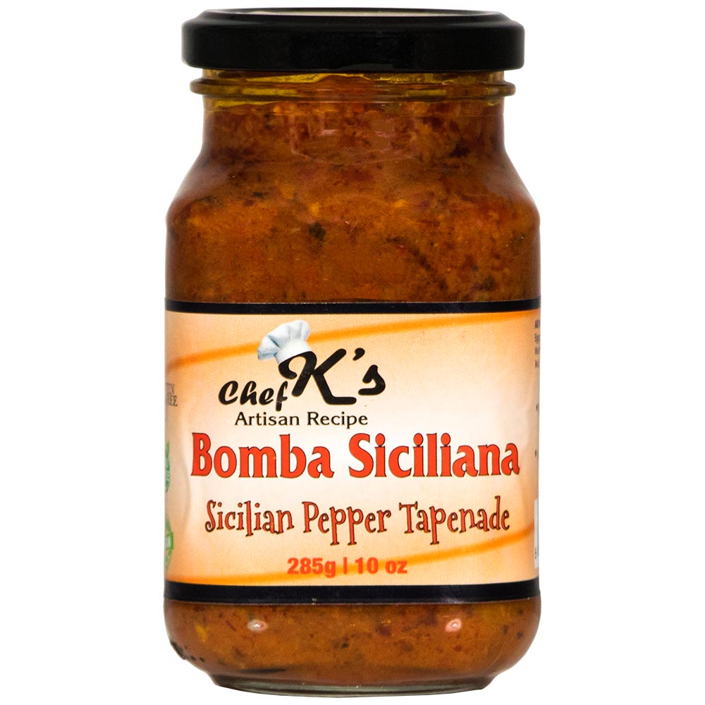 CHEF K Bomba Siciliana - Sicilian Pepper Tapenade - 285g / 10oz