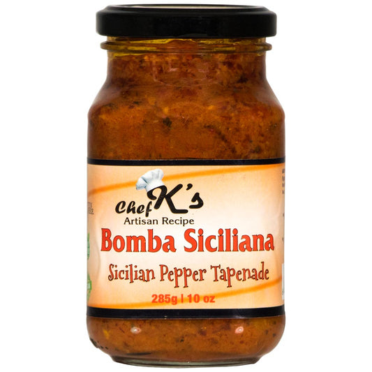 CHEF K Bomba Siciliana - Sicilian Pepper Tapenade - 285g / 10oz