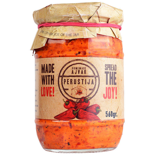 PERUSTIJA Home Made Ajvar Mild 560g/19.75oz