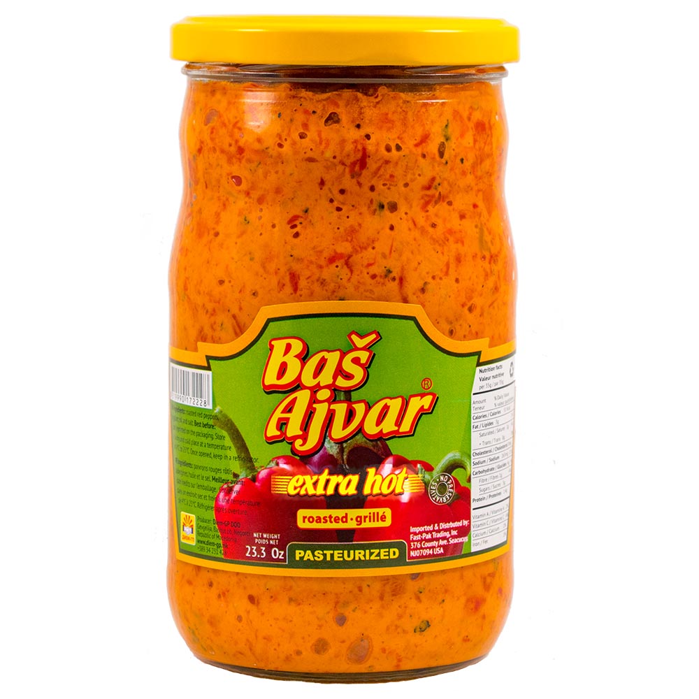 BASH Home Made Ajvar EXTRA HOT 680g/24oz