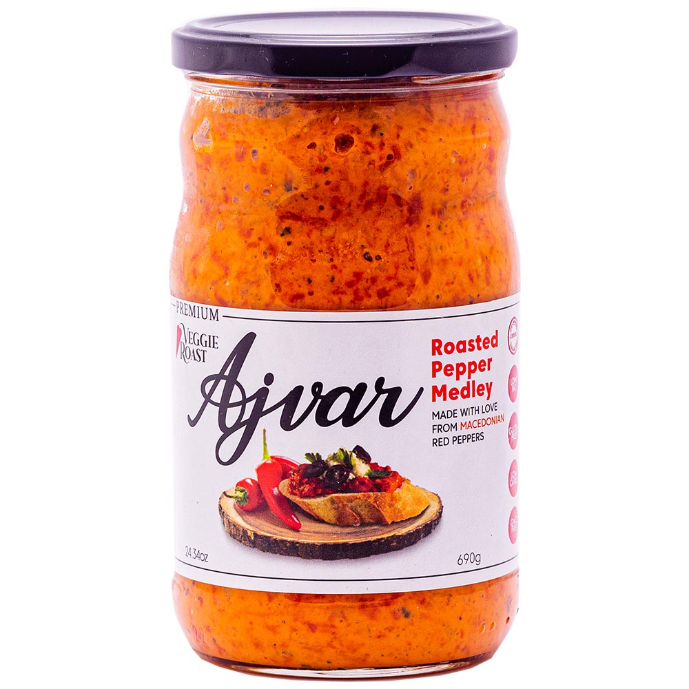 VEGGIE ROAST Premium Ajvar Hot 690g /24.3oz