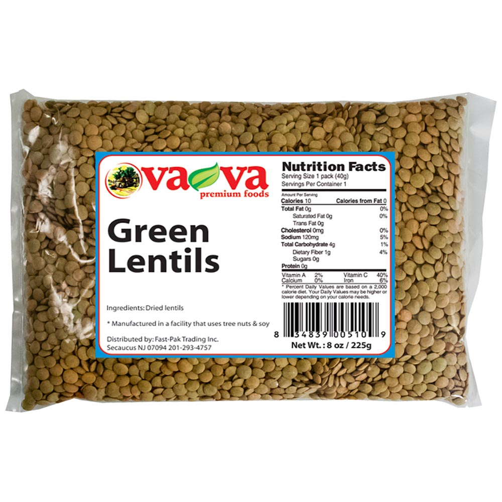 VA2 Green Lentils 908g/32oz