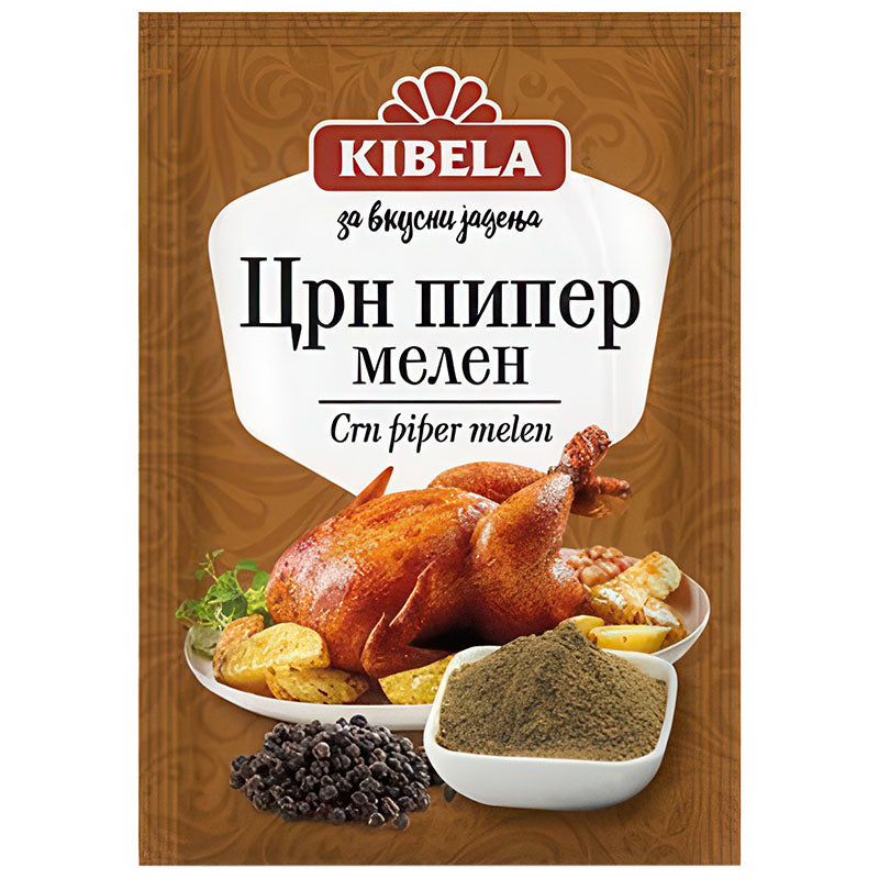 KIBELA Ground Black Pepper 8g