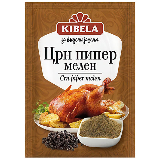 KIBELA Ground Black Pepper 8g