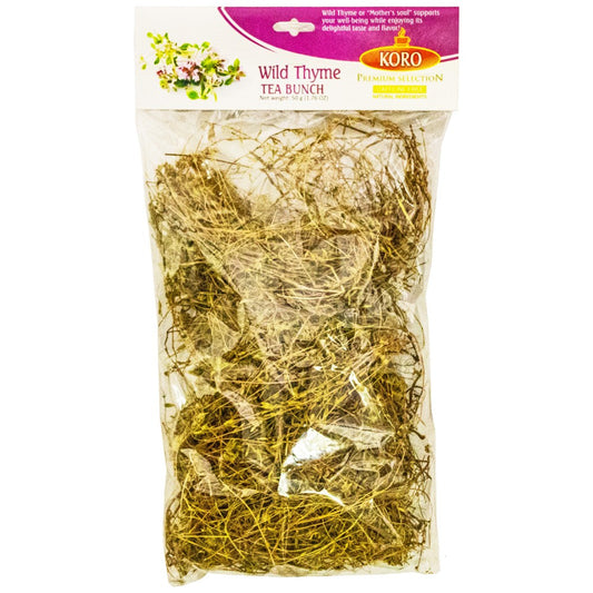 KORO Tea Loose - Wild Thyme Tea Bunch (Bag) 50g /1.76oz